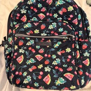 Vera Bradley Black Floral Patterned Bag